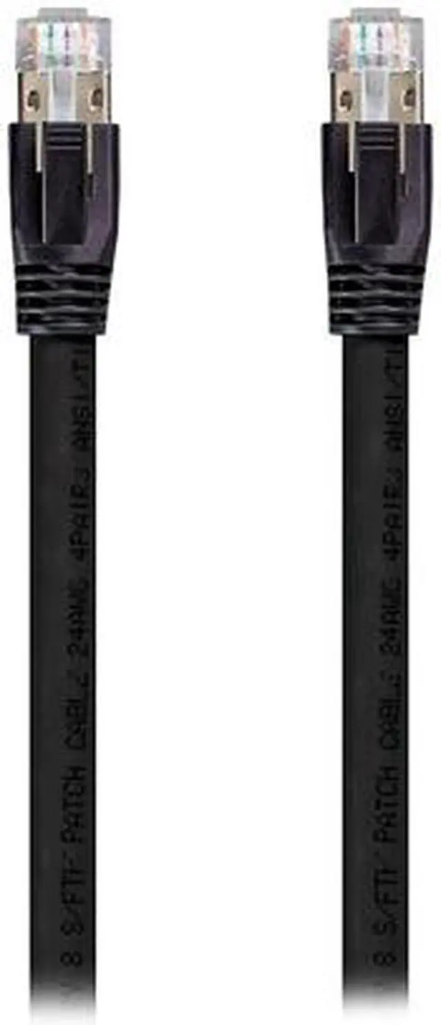 Alt view image 4 of 4 - Nippon Labs Cat8 RJ45 15FT Ethernet Patch Internet Network LAN Cable, Indoor/Outdoor, 24AWG, Shielded Latest 40Gbps 2000Mhz, Weatherproof S/FTP for Router, PS4, PS5, Xbox, PoE, Switch, Modem (Black)