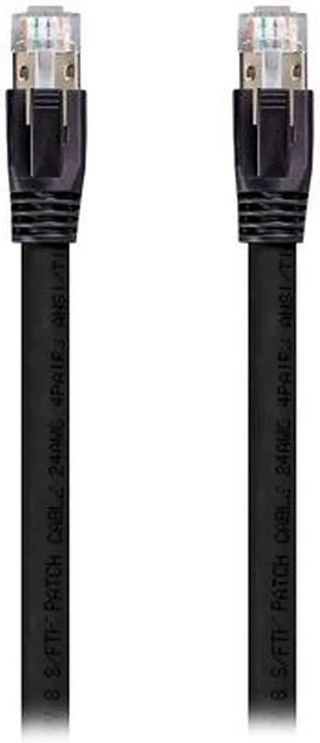 Alt view image 3 of 3 - Nippon Labs Cat8 RJ45 10FT Ethernet Patch Internet Network LAN Cable, Indoor/Outdoor, 24AWG, Shielded Latest 40Gbps 2000Mhz, Weatherproof S/FTP for Router, PS4, PS5, Xbox, PoE, Switch, Modem (Black)