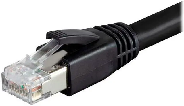Alt view image 2 of 4 - Nippon Labs Cat8 RJ45 7FT Ethernet Patch Internet Network LAN Cable, Indoor/Outdoor, 24AWG, Shielded Latest 40Gbps 2000Mhz, Weatherproof S/FTP for Router, PS4, PS5, Xbox, PoE, Switch, Modem (Black)
