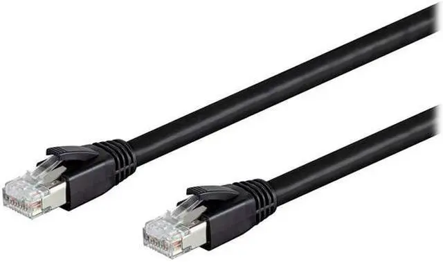 Alt view image 4 of 4 - Nippon Labs Cat8 RJ45 7FT Ethernet Patch Internet Network LAN Cable, Indoor/Outdoor, 24AWG, Shielded Latest 40Gbps 2000Mhz, Weatherproof S/FTP for Router, PS4, PS5, Xbox, PoE, Switch, Modem (Black)