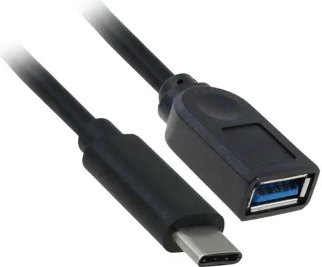 Main image of Nippon Labs 0.15 M/6 Inches Black USB 3.2 Gen 1 Type-C to USB 3.0 A Female OTG Host Cable Adapter Converter (50USB3-CM-AF-1.5)