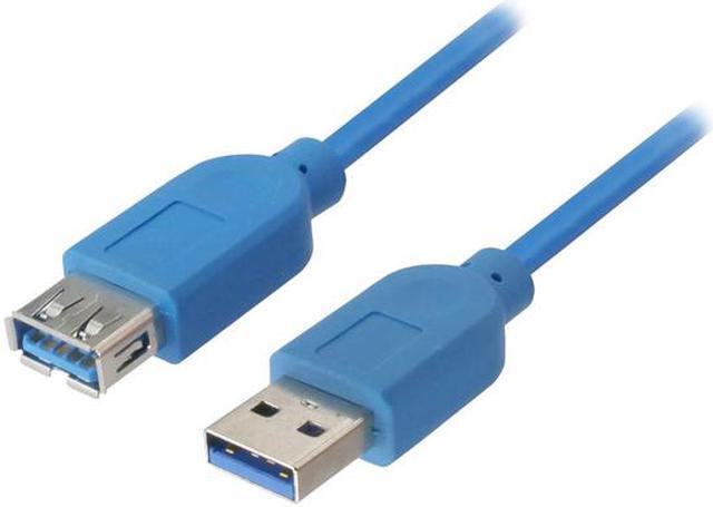 Alt view image 2 of 2 - Nippon Labs 50USB3-AAF-15 15 ft. USB 3.0 A Male to A Female Extension Cable - Blue