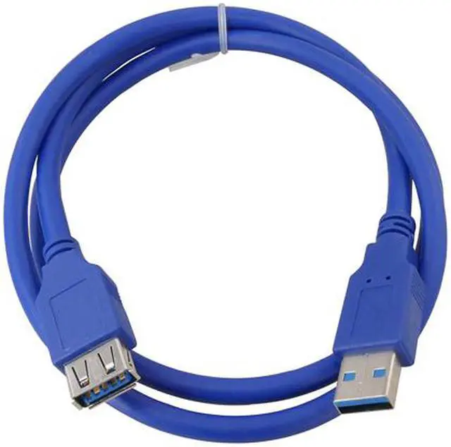 Alt view image 3 of 3 - Nippon Labs 50USB3-AAF-6 6 ft. USB 3.0 A Male to A Female Extension Cable - Blue