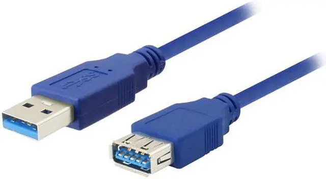 Alt view image 2 of 3 - Nippon Labs 50USB3-AAF-3 3 ft. USB 3.0 A Male to A Female Extension Cable - Blue