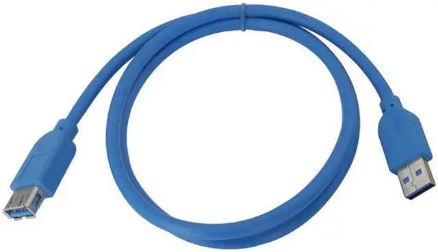 Alt view image 3 of 3 - Nippon Labs 50USB3-AAF-3 3 ft. USB 3.0 A Male to A Female Extension Cable - Blue