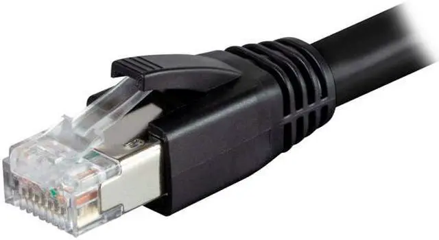 Alt view image 3 of 3 - Nippon Labs Cat8 RJ45 2FT Ethernet Patch Internet Network LAN Cable, Indoor/Outdoor, 24AWG, Shielded Latest 40Gbps 2000Mhz, Weatherproof S/FTP for Router, PS4, PS5, Xbox, PoE, Switch, Modem (Black)