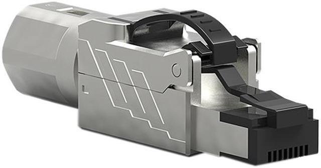 Alt view image 5 of 5 - Nippon Labs 60CAT8-PG Cat.8 RJ45 Tool Less Shielded Plug (Single Piece)