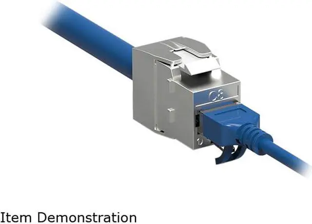 Alt view image 5 of 5 - Nippon Labs 60CAT8-KEY Cat.8 RJ45 Tool-Less Shielded Keystone Jack