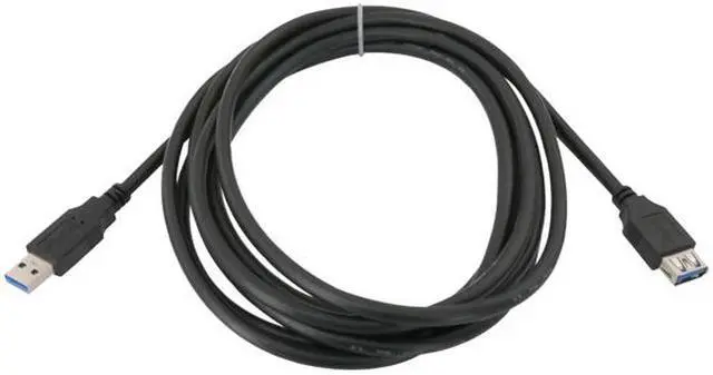 Alt view image 3 of 3 - Nippon Labs 50USB3-AAF-6-BK Black USB 3.0 A Male to A Female Extension Cable