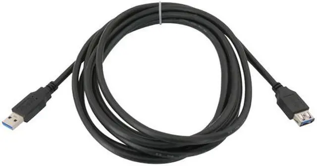 Alt view image 3 of 3 - Nippon Labs 50USB3-AAF-3-BK 3 ft. Black USB 3.0 A Male to A Female Extension Cable