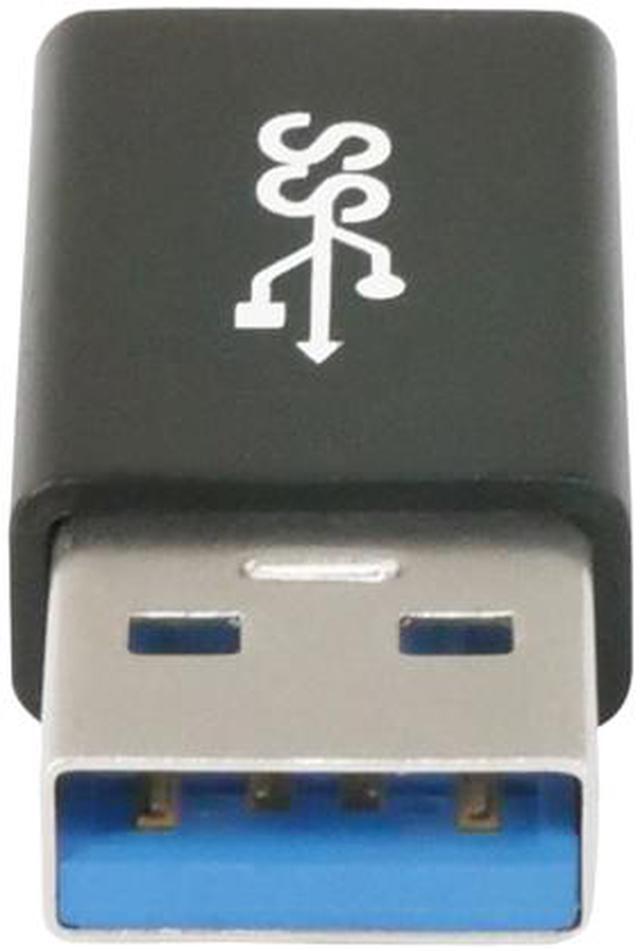 Alt view image 3 of 4 - Nippon Labs USB 3.0 USB-C Female to USB A Male Adapter 50000-USB3-CF-12, Black Aluminum Shell