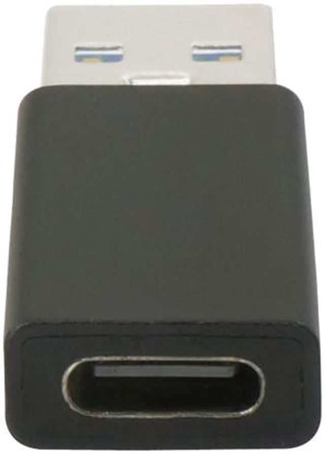 Alt view image 4 of 4 - Nippon Labs USB 3.0 USB-C Female to USB A Male Adapter 50000-USB3-CF-12, Black Aluminum Shell