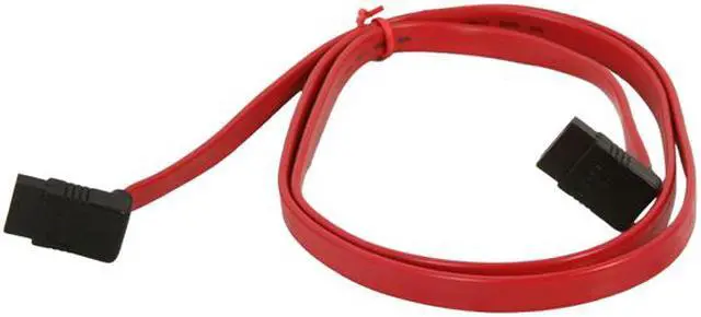 Alt view image 2 of 2 - Nippon Labs SATA-1RR-100P Premium 1M (3.28 ft.) SATA Cable with 2 Right Angle Connectors for SATA I and SATA II Hard Drive - 100 Packs