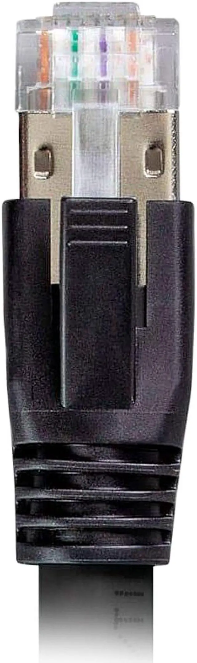 Alt view image 4 of 4 - Nippon Labs Cat 8 Ethernet Cable 50 ft. - Black, 2GHz, 40G, 24AWG, S/FTP - Shielded Latest 40Gbps 2000Mhz SFTP Patch Cord, Heavy Duty High Speed Cat8 LAN Network RJ45 Cable - in Wall, Outdoor for Router, Modem, Gaming etc. - 10 Packs