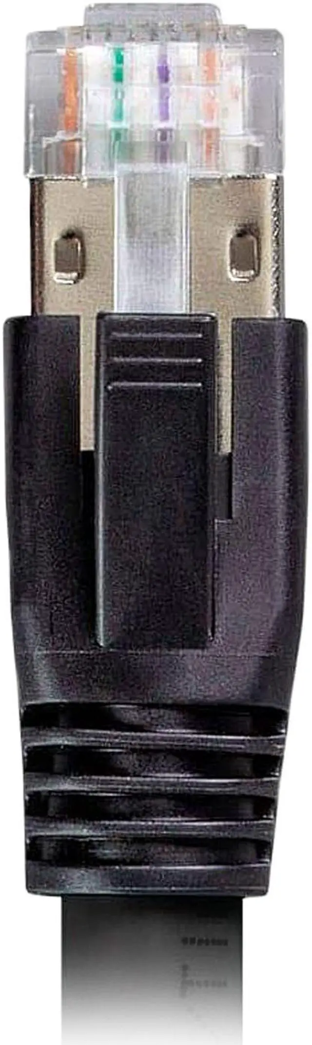 Alt view image 4 of 4 - Nippon Labs Cat 8 Ethernet Cable 35 ft. - Black, 2GHz, 40G, 24AWG, S/FTP - Shielded Latest 40Gbps 2000Mhz SFTP Patch Cord, Heavy Duty High Speed Cat8 LAN Network RJ45 Cable - in Wall, Outdoor for Router, Modem, Gaming etc. - 10 Packs