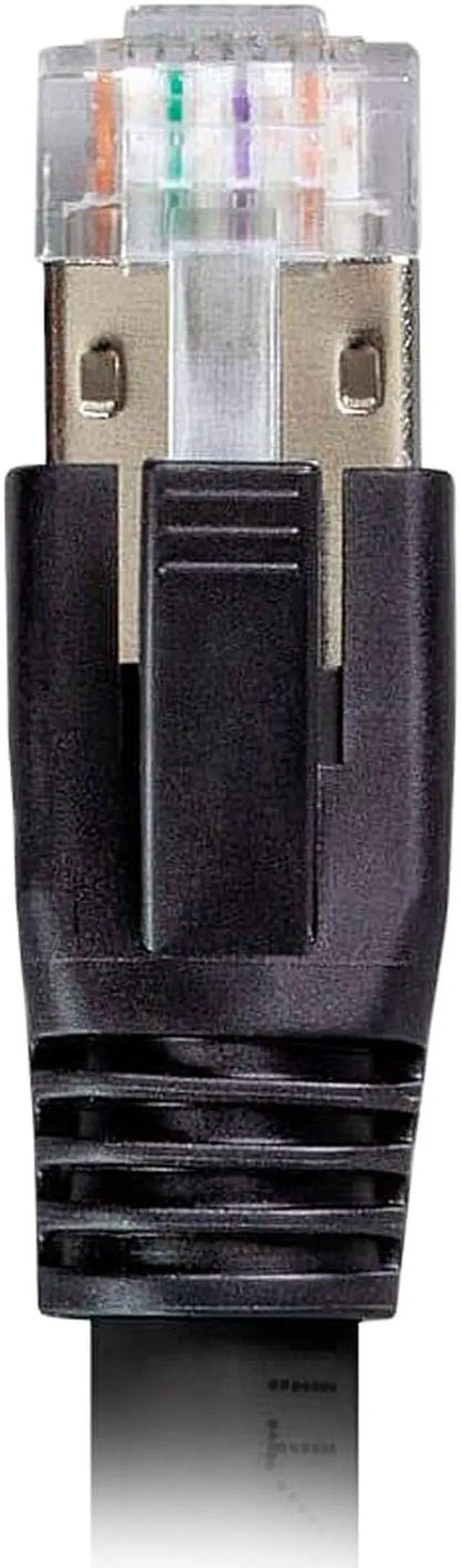 Alt view image 4 of 4 - Nippon Labs Cat 8 Ethernet Cable 15 ft. - Black, 2GHz, 40G, 24AWG, S/FTP - Shielded Latest 40Gbps 2000Mhz SFTP Patch Cord, Heavy Duty High Speed Cat8 LAN Network RJ45 Cable - in Wall, Outdoor for Router, Modem, Gaming etc. - 10 Packs