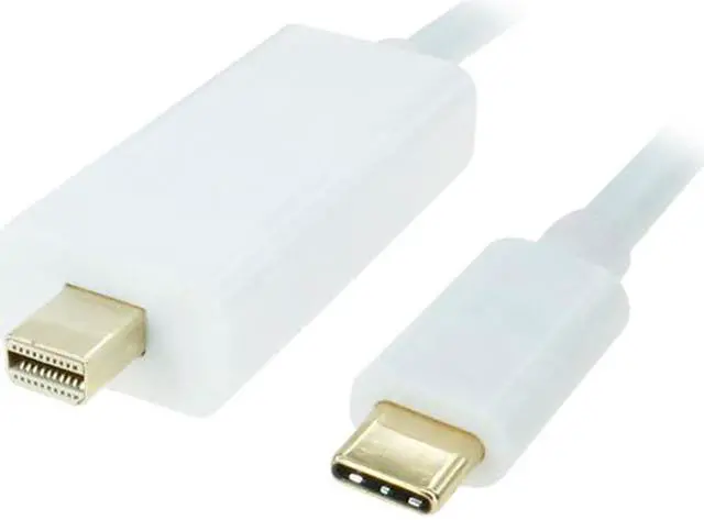 Alt view image 2 of 3 - Nippon Labs 50USB31C-MDP-3-WH 3 ft. USB-C Male to Mini DisplayPort Male Cable - 4K 60Hz