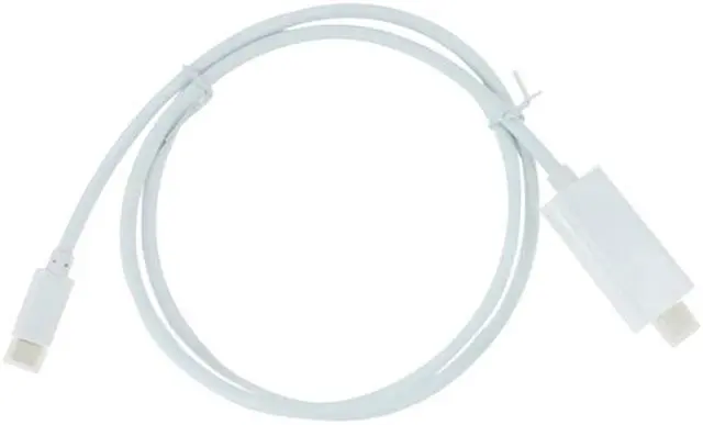 Alt view image 3 of 3 - Nippon Labs 50USB31C-MDP-3-WH 3 ft. USB-C Male to Mini DisplayPort Male Cable - 4K 60Hz