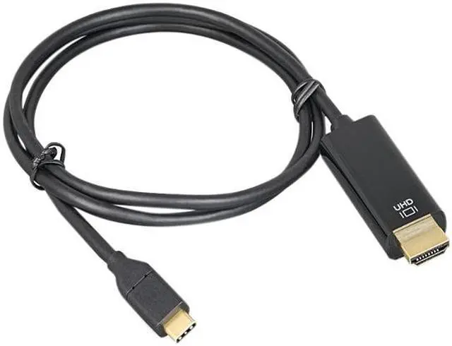 Alt view image 2 of 2 - Nippon Labs USB 3.1 Type C to HDMI Cable 4K@60HZ, 3 ft. M-M, Black USB-C to HDMI Adapter Cable