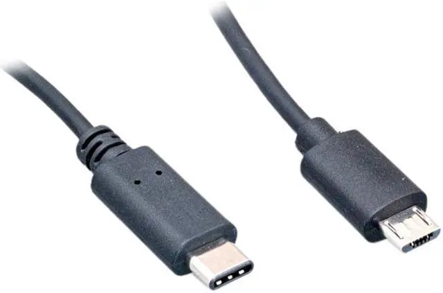 Main image of Nippon Labs 3 ft. USB 2.0 Type C Male to Micro B Male Cable, 480M, 3A , Black Color, 30C-10UC-2CM1-1