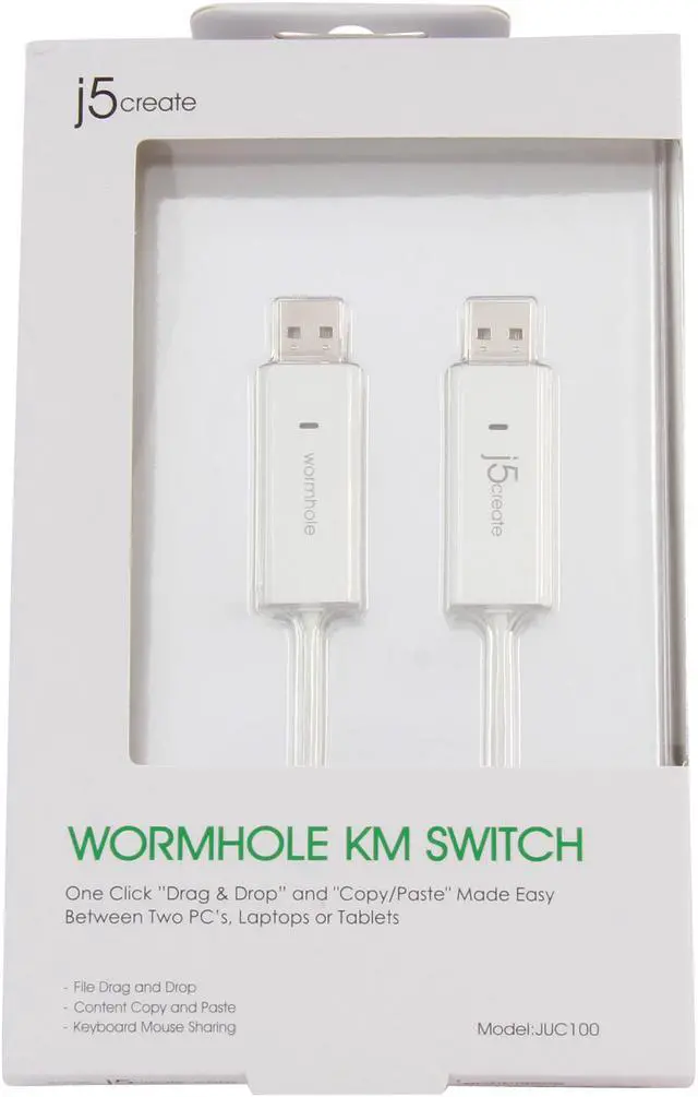 Alt view image 3 of 10 - j5create Wormhole Switch Cable - Windows to Windows