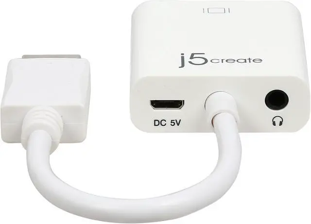 Alt view image 3 of 8 - j5create HDMI to VGA Adapter