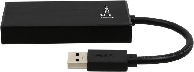 Alt view image 3 of 6 - J5create USB 3.0 VGA & 3-Port HUB