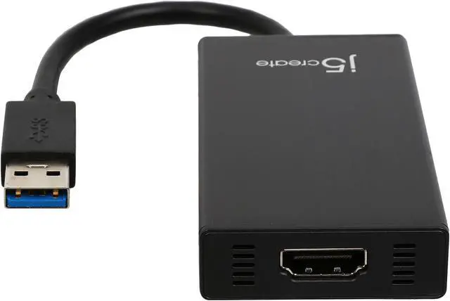 Alt view image 2 of 6 - j5create USB 3.0 HDMI & 3-Port HUB