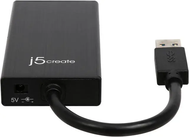 Alt view image 4 of 6 - j5create USB™ 3.0 Gigabit Ethernet & 3-Port Hub