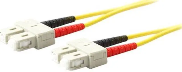 Main image of AddOn 10m Single-Mode Fiber (SMF) Duplex SC/SC OS1 Yellow Patch Cable