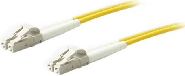 Main image of AddOn 10m Single-Mode Fiber (SMF) Duplex LC/LC OS1 Yellow Patch Cable