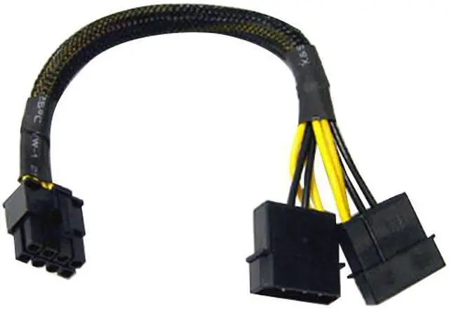 Main image of LOGISYS AD202 9.5" 12V Molex to 8pin P8 Motherboard Adapter M-M
