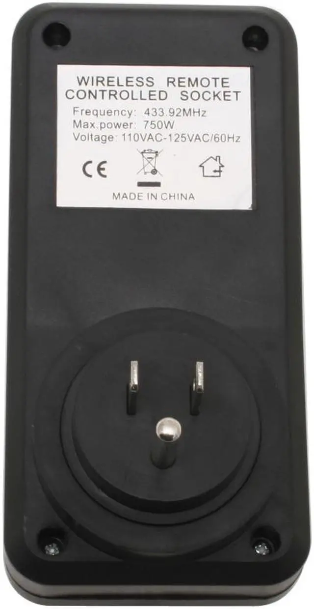 Alt view image 2 of 4 - LOGISYS RM202 2 AC Base Adapter With Remote Control