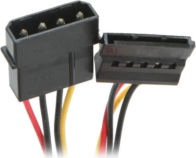 Main image of Logisys AD203 6 in. 4Pin Molex to SATA Power Adaptor