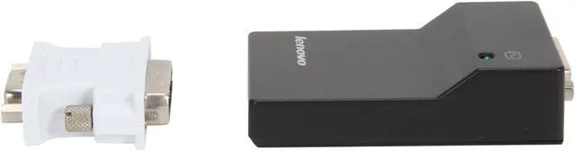 Alt view image 3 of 5 - Lenovo 0B47072 USB 3.0 to DVI/VGA Monitor Adapter