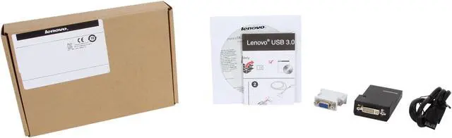 Alt view image 5 of 5 - Lenovo 0B47072 USB 3.0 to DVI/VGA Monitor Adapter