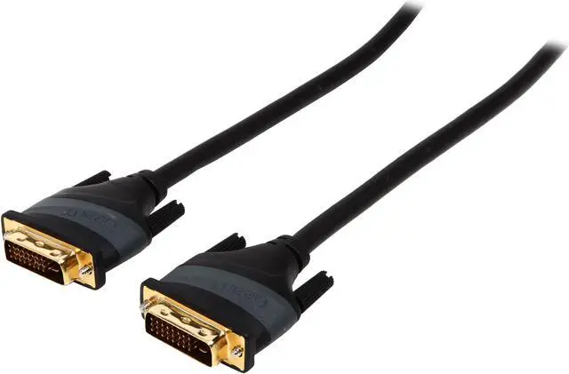 Main image of GearIT GI-DVI-DVI-BK-6FT Black DVI to DVI Dual Link Male to Male Adapter Cable