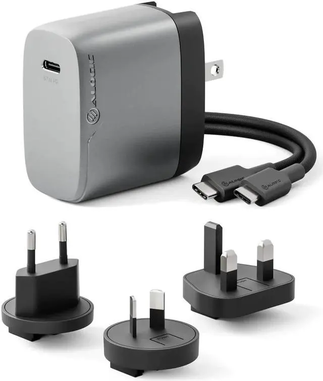 Main image of Alogic 1 Port 67W Rapid Power Multi-Country GaN Charger  WCM1X67-SGR