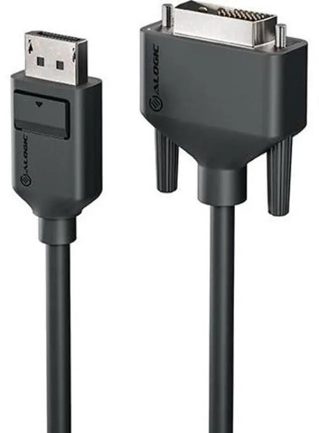 Alt view image 2 of 3 - Alogic Elements DisplayPort to DVI Cable - Male to Male - 3m - 9.84 ft DisplayPort to DVI-D - 5 Gbit/s - Supports up to 1920 x 1200 - 30 AWG - EL2DPDVI-03