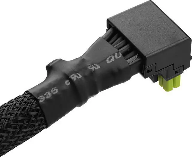 Alt view image 4 of 6 - ASRock 12V-2x6 600W L-Type 2.3 ft. PCI-E 5.1 Cable (CB-12V2X6L600W)