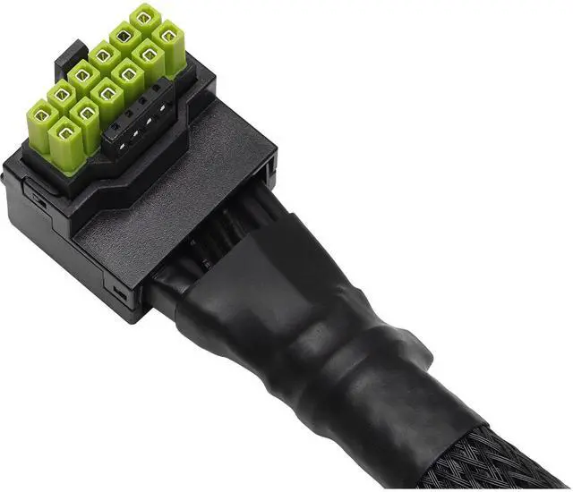 Alt view image 2 of 6 - ASRock 12V-2x6 600W L-Type 2.3 ft. PCI-E 5.1 Cable (CB-12V2X6L600W)
