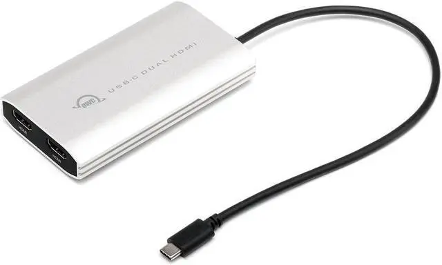 Main image of OWC USB Type-C to Dual HDMI 4K Display Adapter with DisplayLink OWCCADPDL2HDMI