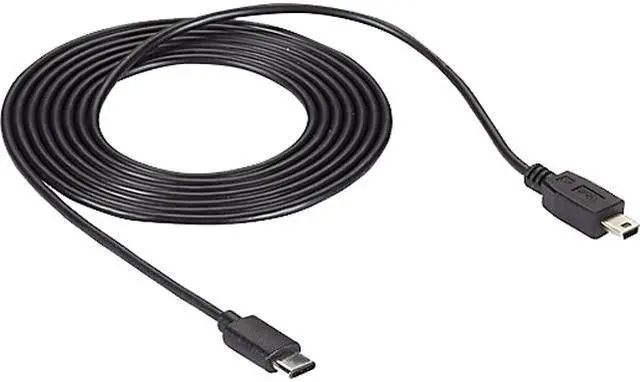 Main image of Black Box USBC2MINI-2M 6.56 ft. Black USB 3.1 Cable - Type C Male to USB 2.0 Mini B, 2-m (6.5-ft.)