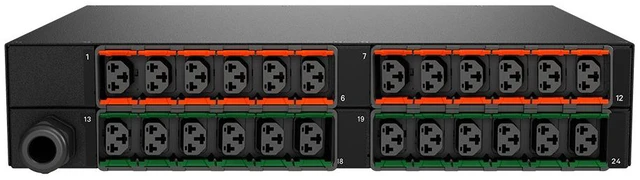 Alt view image 2 of 2 - Vertiv Switched PDU with Outlet-Level Power Monitoring & Switching, 30A, 208V, 4.9kW, 24-Port 2U Model VP7N32A0