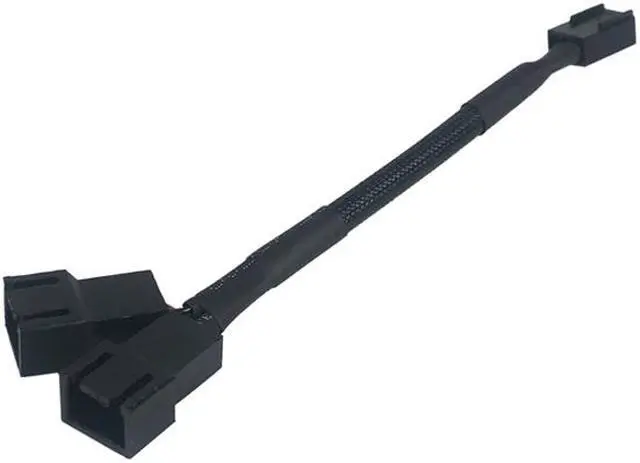 Alt view image 5 of 5 - Phanteks PH-CB-Y3P 4.3 in. 3 Pin Y Splitter Fan Cable Female to Male
