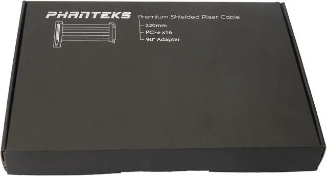 Alt view image 9 of 9 - Phanteks PH-CBRS_PR22 220mm / 8.66 in Premium GPU Riser Extension Cables