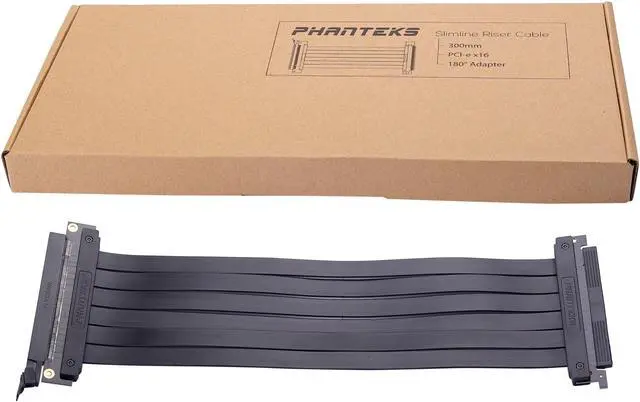 Alt view image 8 of 8 - Phanteks PH-CBRS_FL30 11.81 in. (30cm) GPU Riser Extension Cables Male to Female