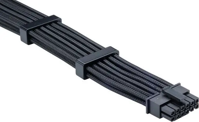 Alt view image 3 of 7 - Phanteks PH-CBKT-CO_BK01 Revolt Cable Kit, Complete Set, Individually Sleeved Cables, Compatible with Revolt and AMP power supplies, Black