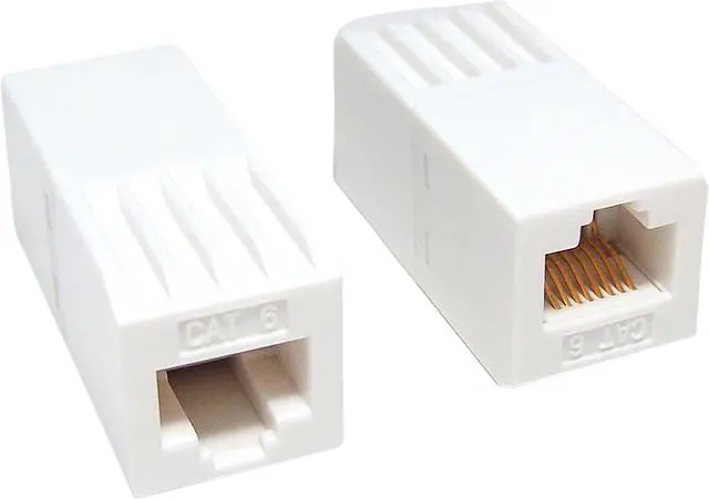 Main image of Micro Connectors C20-110L6W CAT6 RJ45 Coupler F-F