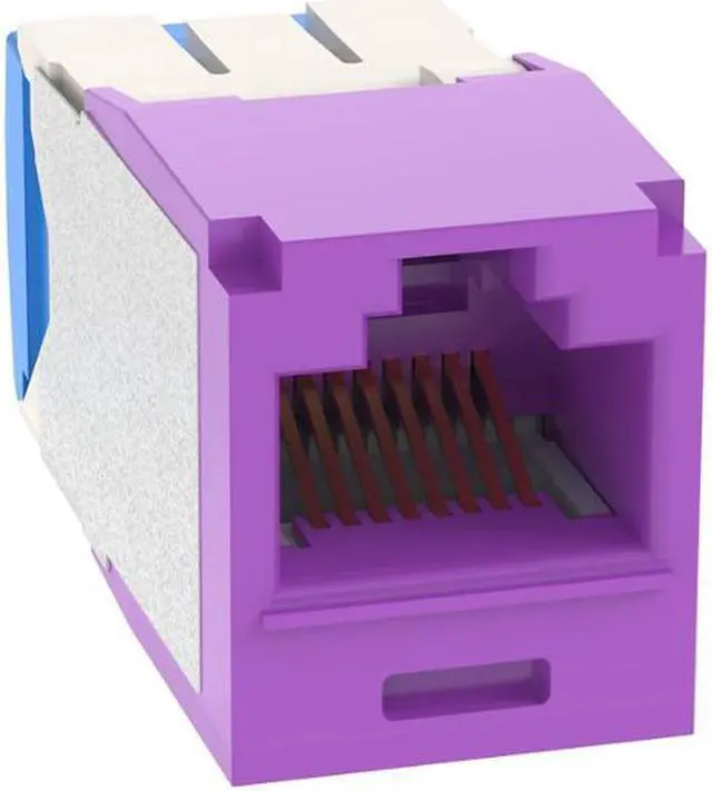 Main image of Panduit CJ6X88TGVL-24 Cat 6A Violet Network Ethernet Cable